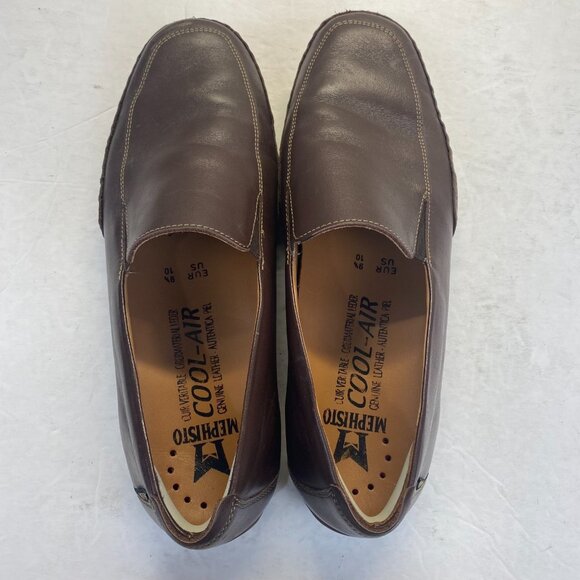 Mephisto Edlef Loafers Mens Size 10 Brown Leather Slip-On Casual Driving Shoes main image 8